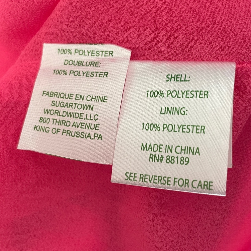 NWT Lilly Pulitzer Kailee Ruffle Shift Tank Midi Dress Roxie Pink - Picture 6 of 6